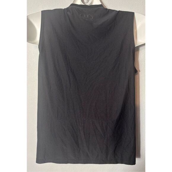 Under Armour Shirt Mens Large Black Tank Top Gym Run Heat Gear Lot of 2 - Picture 9 of 12